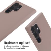 imoshion Cover in Silicone con Cordino Samsung Galaxy S24 Ultra - Sand Pink