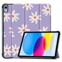 imoshion Cover Trifold Design Apple iPad 11 (2025) 11 pollici A16 / iPad 10 (2022) 10.9 pollici - Flowers Distance