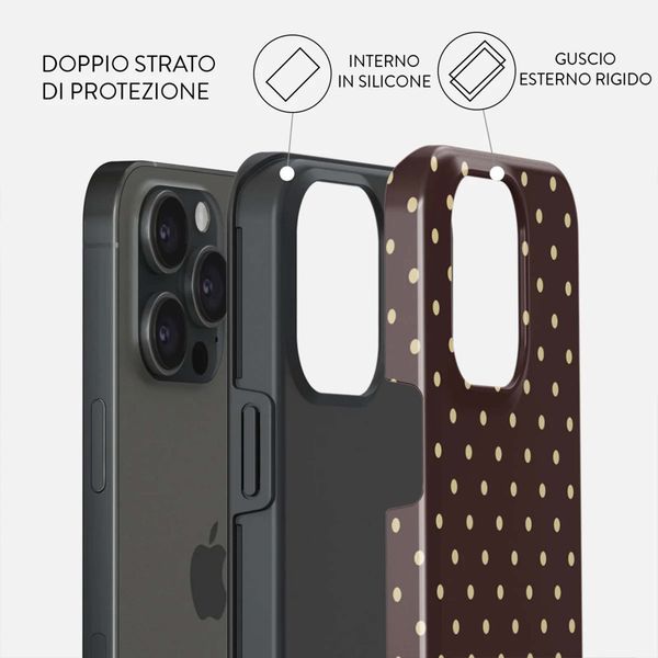 Burga Cover Posteriore Resistente con MagSafe Apple iPhone 15 Pro - Sorry Busy