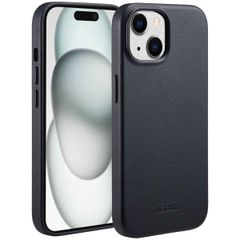 Accezz Cover in Pelle con MagSafe Apple iPhone 15 - Onyx Black