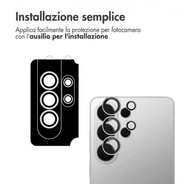 imoshion 2 Pack protezione lente fotocamera per Samsung Galaxy S26 Ultra - Silver Shadow