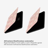 Selencia Cover per tablet Vivid Apple iPad 11 (2025) 11 pollici A16 / iPad 10 (2022) 10.9 pollici - Paisley Blush