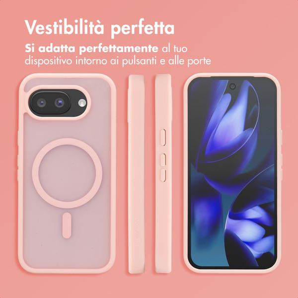 imoshion Cover posteriore Color Guard con MagSafe Google Pixel 10a - Rosa chiaro