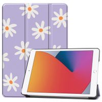 imoshion Cover Trifold Design Apple iPad 9 (2021) 10.2 pollici / iPad 8 (2020) 10.2 pollici / iPad 7 (2019) 10.2 pollici - Flowers Distance