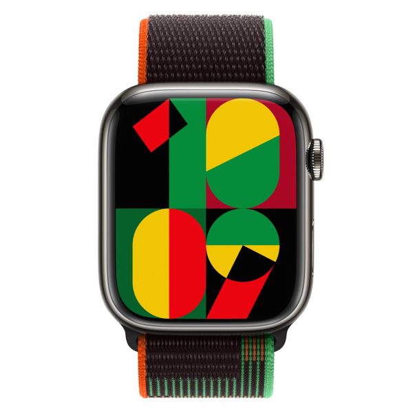 Apple Cinturino Sport Loop Apple Watch | 44/45/46/49 mm - Black Unity