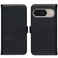 Selencia Cover a libro in vera pelle Google Pixel 10 / 10 Pro - Nero
