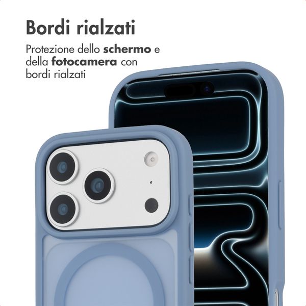imoshion Cover posteriore Color Guard con MagSafe Apple iPhone 17 Pro Max - Azzurro