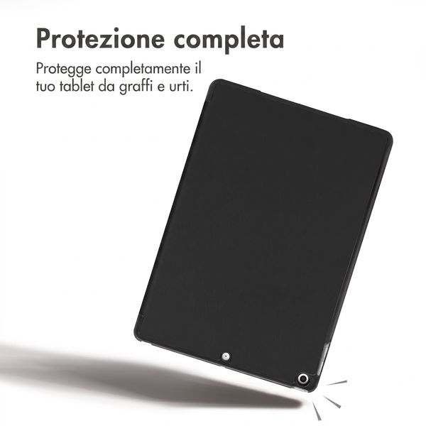 imoshion Cover a libro Trifold Apple iPad 9 (2021) 10.2 pollici / iPad 8 (2020) 10.2 pollici / iPad 7 (2019) 10.2 pollici - Nero