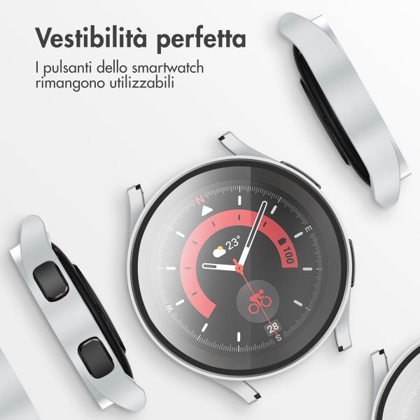 imoshion Cover rigida integrale Samsung Galaxy Watch 4 - 40 mm - Argento