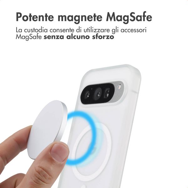 imoshion Cover posteriore Color Guard con MagSafe Google Pixel 9 / 9 Pro / 10 / 10 Pro - Bianco