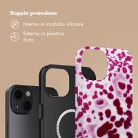 Selencia Cover posteriore Vivid con MagSafe Apple iPhone 13 - Cosmic Orchid
