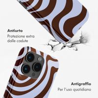 Selencia Cover Posteriore Vivid Apple iPhone 15 Pro - Dream Swirl Chocolate