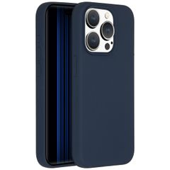 Accezz Cover in silicone liquido con MagSafe Apple iPhone 15 Pro - Blu scuro