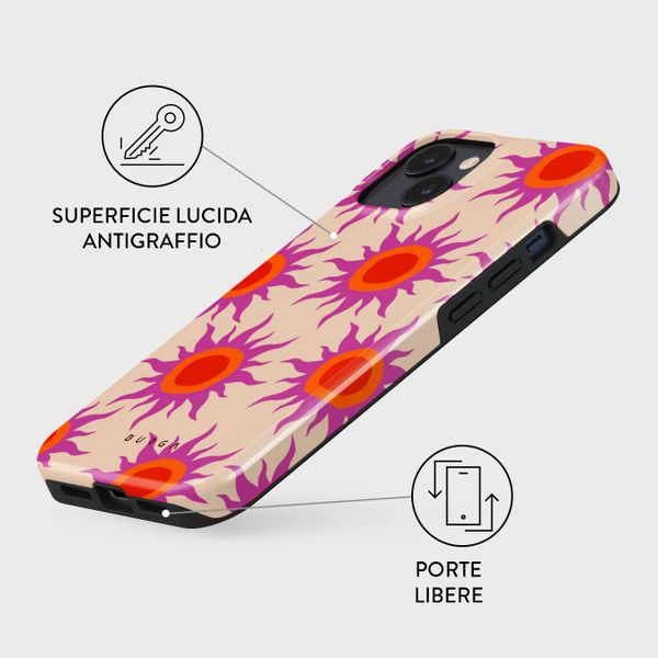 Burga Cover Posteriore Resistente Apple iPhone 14 - Sunset Glow
