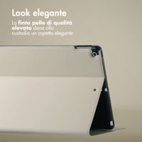 Accezz Cover Tablet Classica Apple iPad 9 (2021) 10.2 pollici / iPad 8 (2020) 10.2 pollici / iPad 7 (2019) 10.2 pollici - Greige