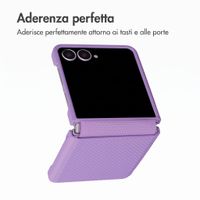 Accezz Cover Grid Samsung Galaxy Z Flip 8 - Lilla