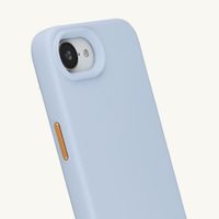 Selencia Rivièra MagSafe Backcover met afneembare haakjes Apple iPhone 17e / 16e - Powder Blue