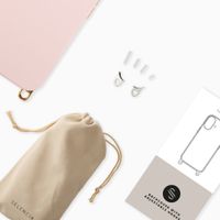 Selencia Cover posteriore Rivièra con MagSafe con ganci rimovibili Samsung Galaxy A37 (5G) - Sorbet Pink