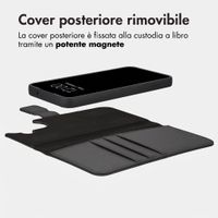 imoshion Cover a libro di lusso 2-in-1 rimovibile Samsung Galaxy A27 (5G) - Nero