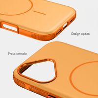 imoshion Cover posteriore Color con Thin MagSafe Ring Apple iPhone 17 - Arancio