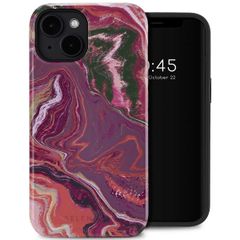 Selencia Cover posteriore Vivid con MagSafe Apple iPhone 14 - Marble Purple