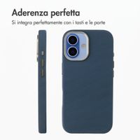 Accezz Cover Mesh con MagSafe Apple iPhone 16 - Blu scuro