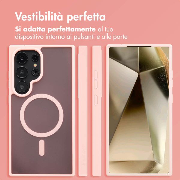 imoshion Cover posteriore Color Guard con MagSafe Samsung Galaxy S24 Ultra - Rosa chiaro