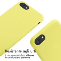 imoshion Cover in Silicone con Cordino Apple iPhone SE (2022 / 2020) / 8 / 7 - Giallo
