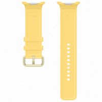 Samsung Cinturino Sport originale Samsung Galaxy Watch 9 (40/44mm) / Watch 8 (40/44mm) / Classic (46mm) - Taglia M/L - Giallo
