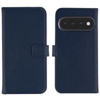 Selencia Cover a libro in vera pelle Google Pixel 11 / 11 Pro - Blu scuro