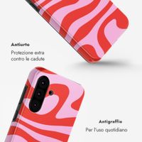 Selencia Cover Posteriore Vivid Samsung Galaxy A36 / A56 - Dream Swirl Pink
