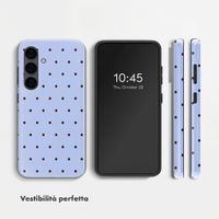 Selencia Cover posteriore Vivid con MagSafe Samsung Galaxy S24 - Happy Dots Digital Sky