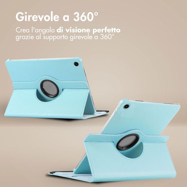 imoshion Cover Girevole a 360° Samsung Galaxy Tab A11 Plus / A9 Plus - Azzurro