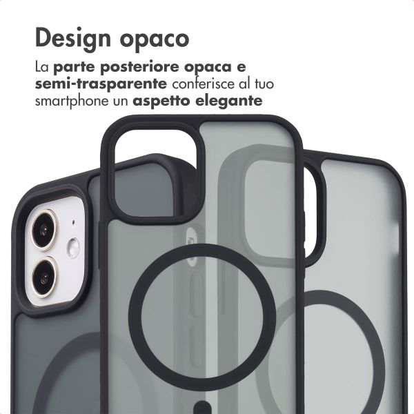 imoshion Cover posteriore Color Guard con MagSafe Apple iPhone 12 (Pro) - Nero