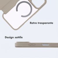 imoshion Bookcase trasparente con MagSafe Apple iPhone 18 Pro / 17 Pro - Beige