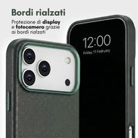 Accezz Cover in pelle 2 in 1 con MagSafe Apple iPhone 18 Pro Max / 17 Pro Max - Cedar Green