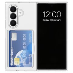 imoshion Backcover con porta carte Samsung Galaxy Z Fold 8 Ultra - Trasparente