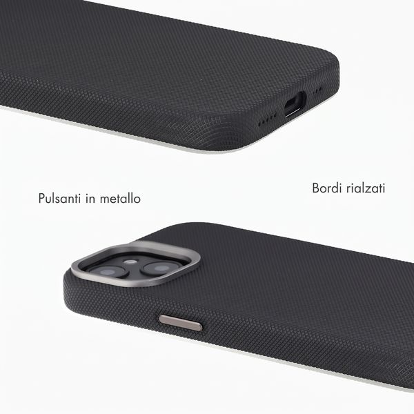 Accezz Cover Mesh con MagSafe Apple iPhone 15 - Nero