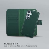 Selencia Libreria rimovibile Olyn con MagSafe Samsung Galaxy S25 / S24 - Verde