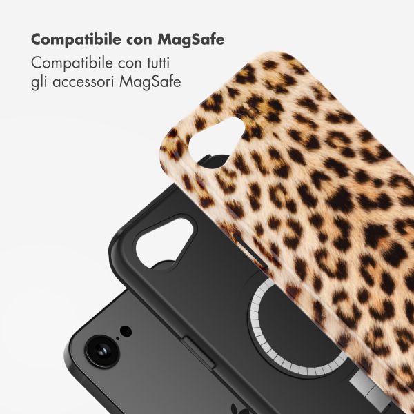 Selencia Cover posteriore Vivid con MagSafe Apple iPhone 17e / 16e - Wild Leo