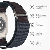 imoshion Cinturino in nylon Alpine Apple Watch | 44/45/46/49 mm - Indigo