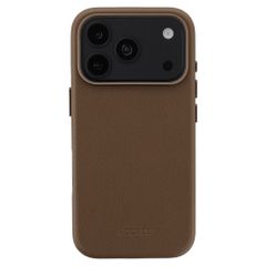Accezz Cover in Pelle con MagSafe Apple iPhone 18 Pro / 17 Pro - Marrone caffè