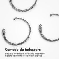 imoshion Cinturino milanese magnetico Samsung Galaxy Watch Ultra (2024/2025) - Argento