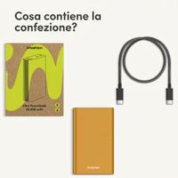 imoshion Powerbank in alluminio Ultra Series 20.000 mAh - Ricarica rapida fino a 33 watt - Oro