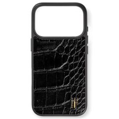 iDeal of Sweden Cover posteriore in pelle vegana MagSafe Apple iPhone 18 Pro Max / 17 Pro Max - Black Croco