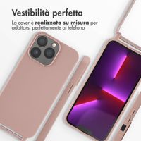 imoshion Cover in Silicone con Cordino Apple iPhone 13 Pro - Sand Pink