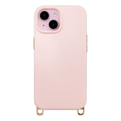 Selencia Cover posteriore Rivièra con MagSafe con ganci rimovibili Apple iPhone 14 / 13 - Sorbet Pink
