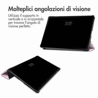 imoshion Cover Trifold Design Samsung Galaxy Tab S9 11.0 pollici / S10 Lite / S10 FE / S9 FE 10.9 pollici - Happy Dots