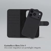 Accezz Cover a libro Edge rimovibile con MagSafe Apple iPhone 18 Pro / 17 Pro - Nero