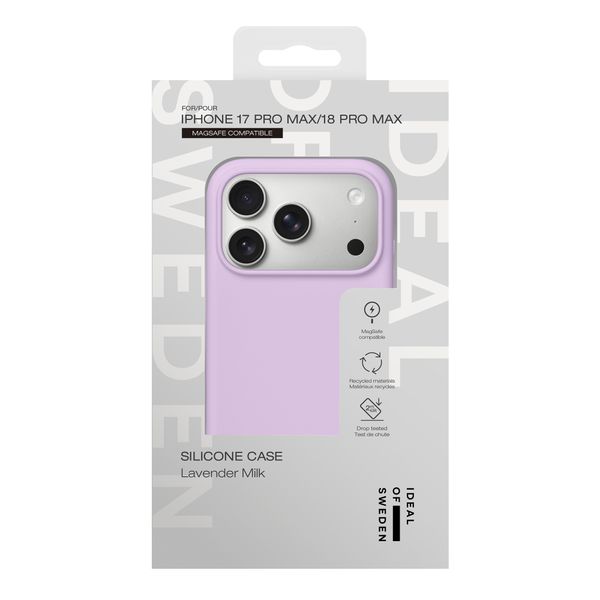 iDeal of Sweden Cover in silicone con MagSafe Apple iPhone 18 Pro Max / 17 Pro Max - Lavender Milk